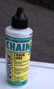 a bottle of Pedro's Chainj