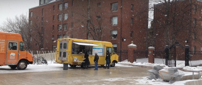 Bon Me truck in Harvard Yard