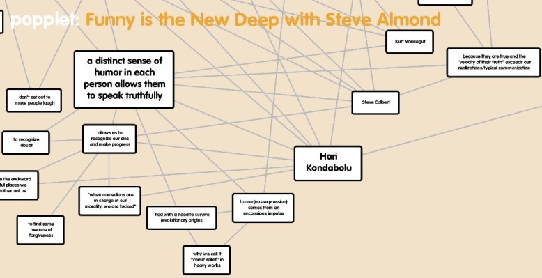 notes from Funny is the New Deep