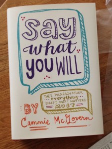 Say What You Will, cover