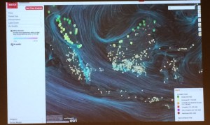 Global Forest Watch tracks forest fires and wind patterns