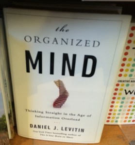 The Organized Mind at the Harvard Bookstore