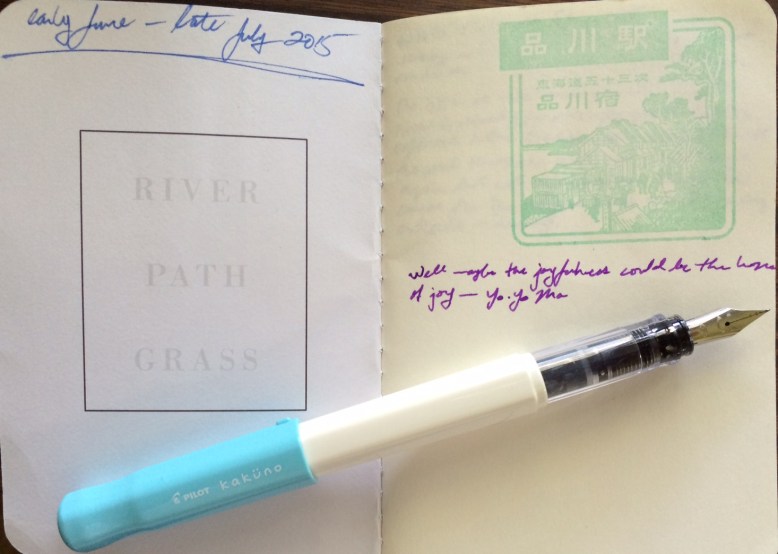 Kakuno fountain pen on a Baron Fig Apprentice notebook